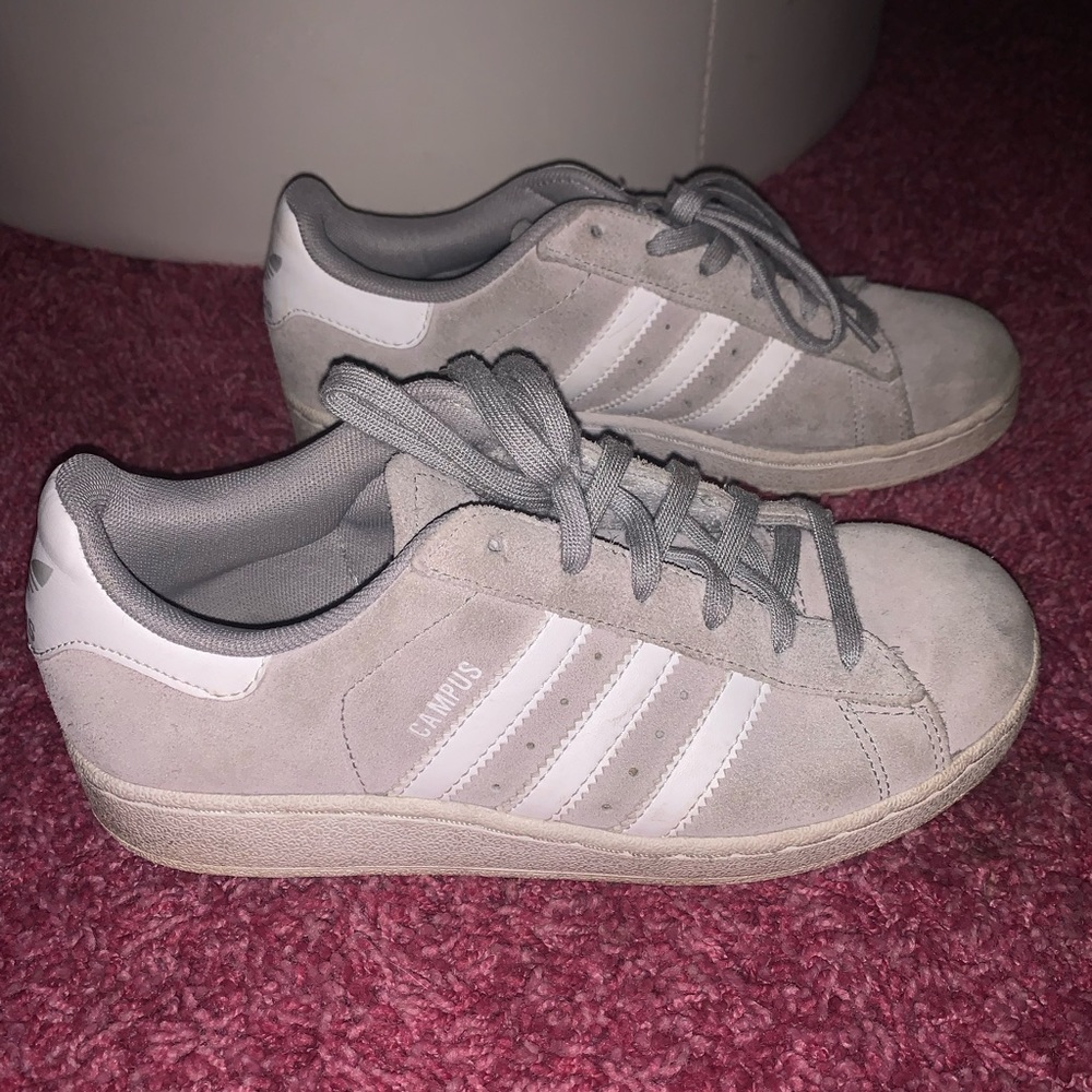 Adidas grey campus sneakers